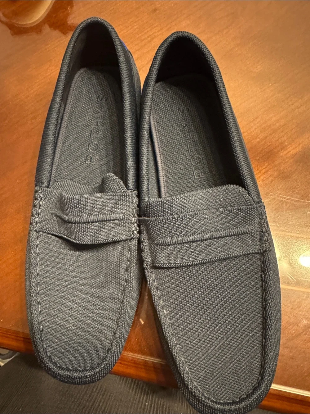 Rothy's Men's Slip-On Loafers in Dark Navy